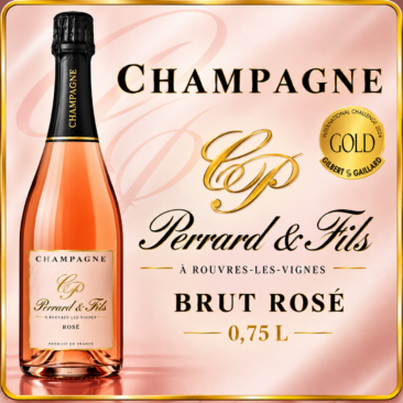 Champagne Rosé Producteur Claude Perrard et Fils 75 cl Rouvres-les-Vignes