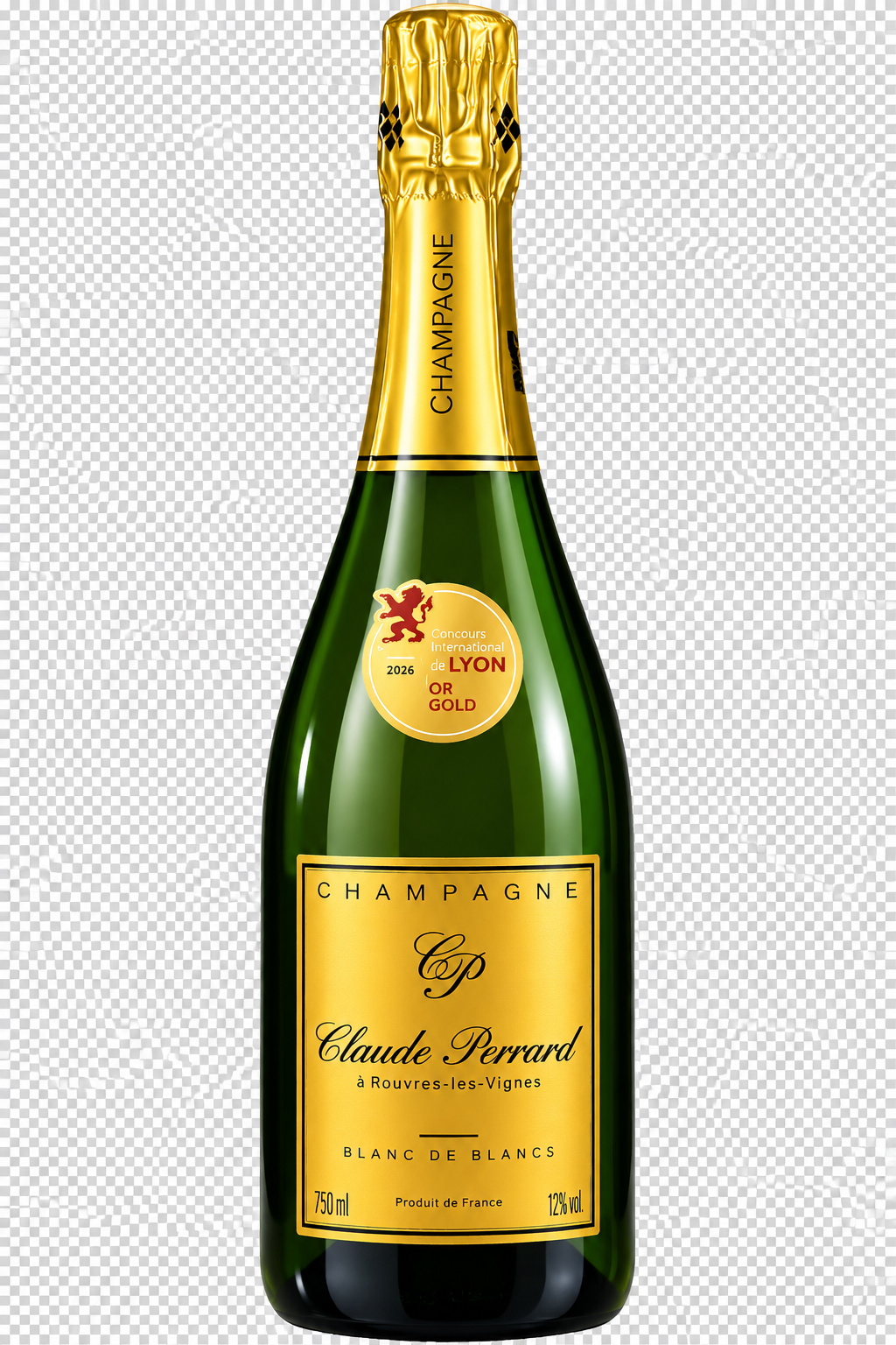 Champagne Blanc de Blancs - Claude Perrard et Fils 75cl - prix 1 bouteille