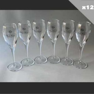 12-cup champagne glasses