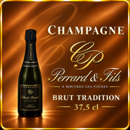Demi bouteille de Champagne Claude Perrard et Fils Rouvres-les-Vignes producteur